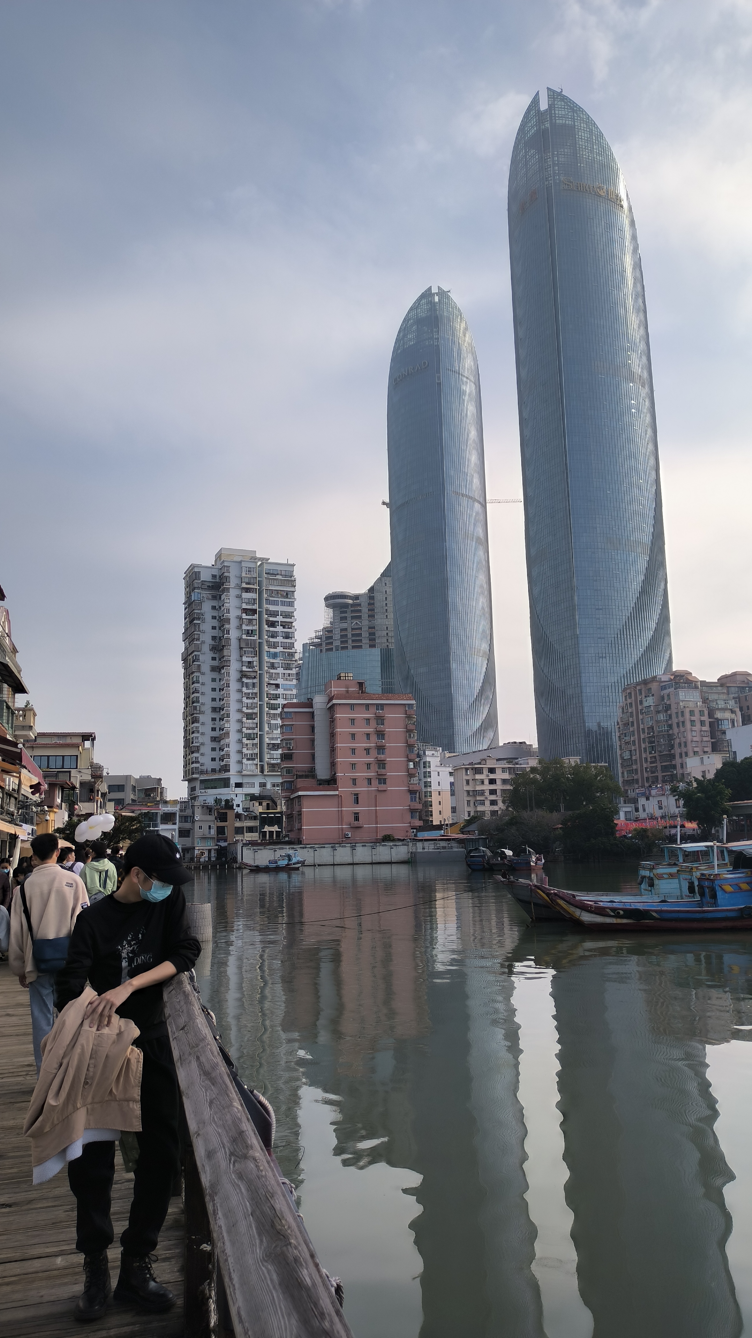 沙坡尾的双子塔